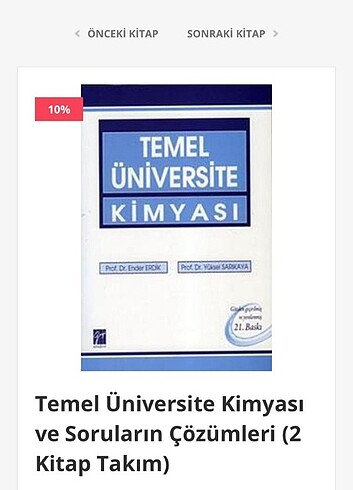 gazi kitap evi temel üniversitesi kimyasi