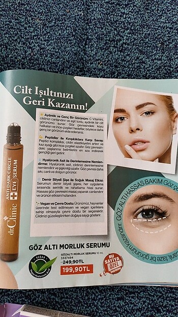 Beden Göz altı morlukları serumu