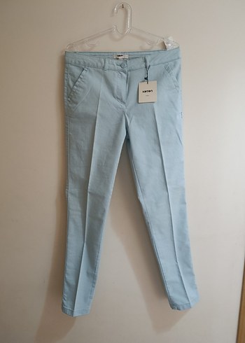 Koton Koton Mavi Düğmeli Mini Pantolon
