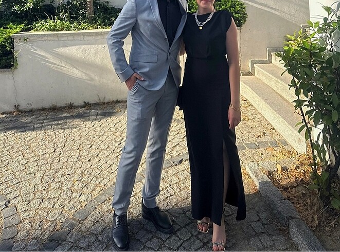 Trendyol & Milla Siyah abiye elbise