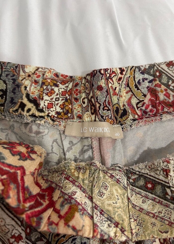 Yazlık Desenli Pantolon - Görsel 4