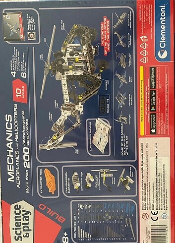 Clementoni Mechanics Uçak ve Helikopter