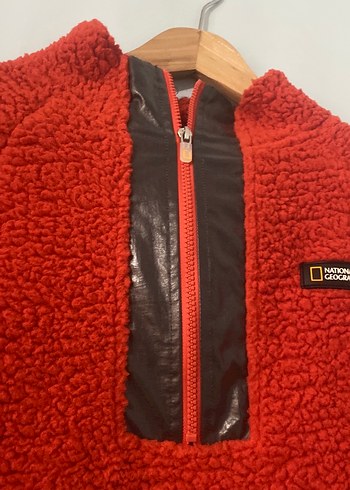 m Beden Kırmızı Fermuarlı Kadın sweatshirt