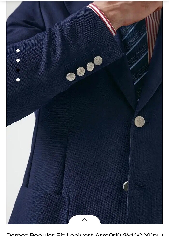 Damat marka orjinal ceket regular kesim - Görsel 2