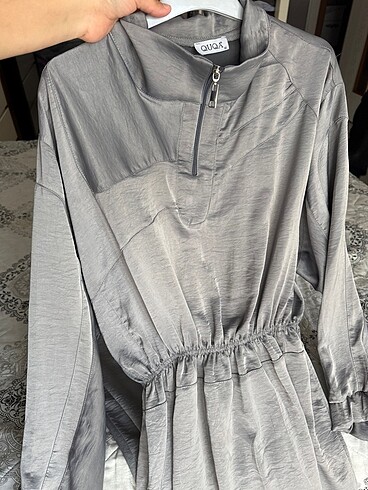 QUQA İkili takım parlak kumaş 42 numara - Görsel 5