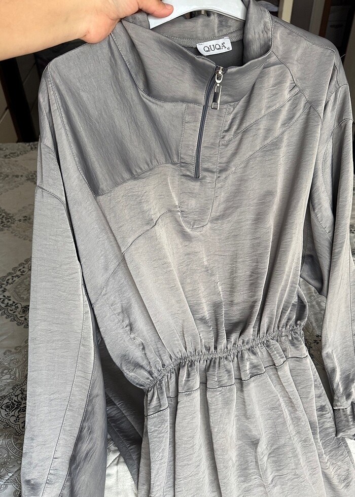 QUQA İkili takım parlak kumaş 42 numara - Görsel 5