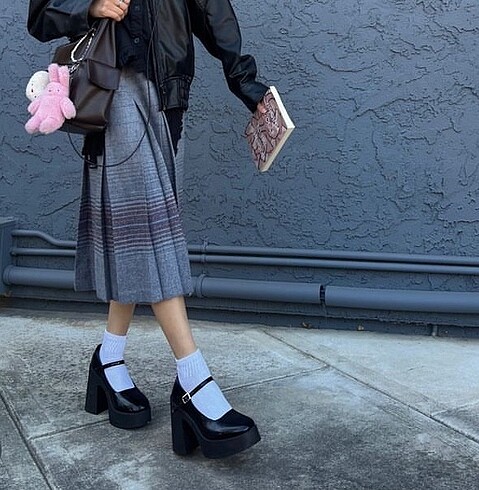 Asos marry jane topuklu ayakkabı