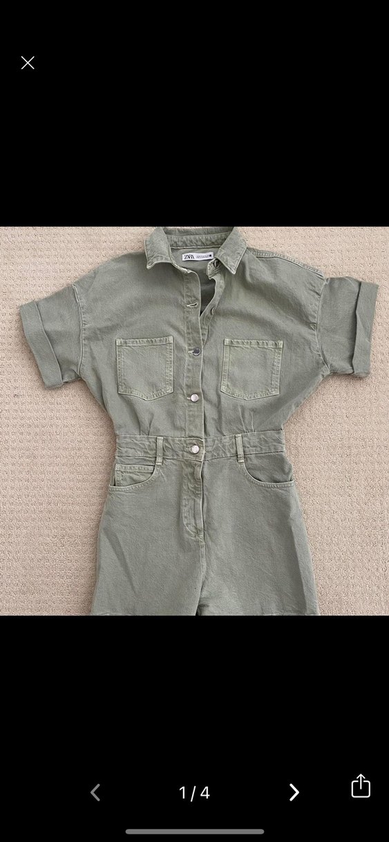 Zara Denim Tulum - Görsel 2