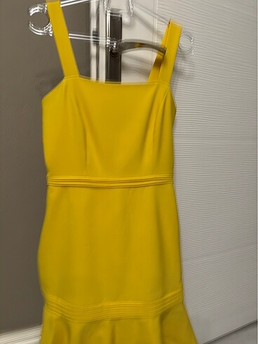 Sarı askılı elbise - Görsel 2