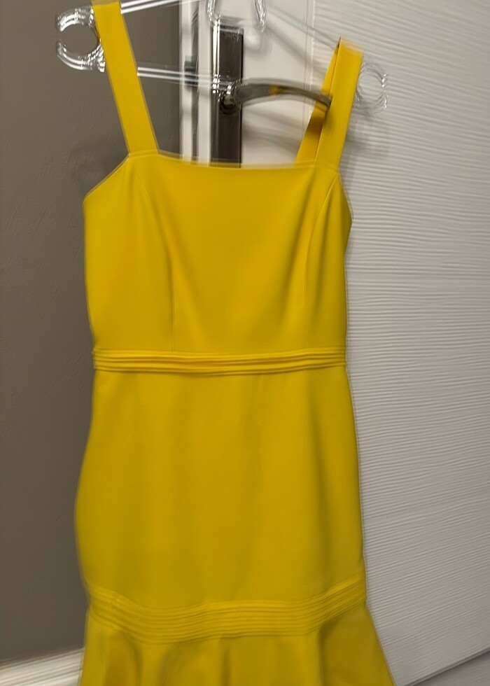 Sarı askılı elbise - Görsel 2