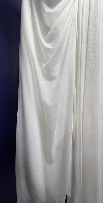 Gelinlik-Nişan-Nikah-Bride Beyaz Abiye Elbise - Görsel 9