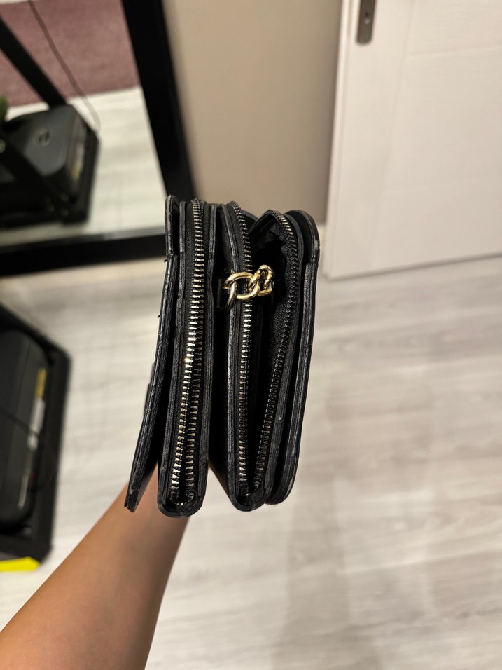 Modern Klasik Siyah Deri Kadın Çanta - Görsel 3