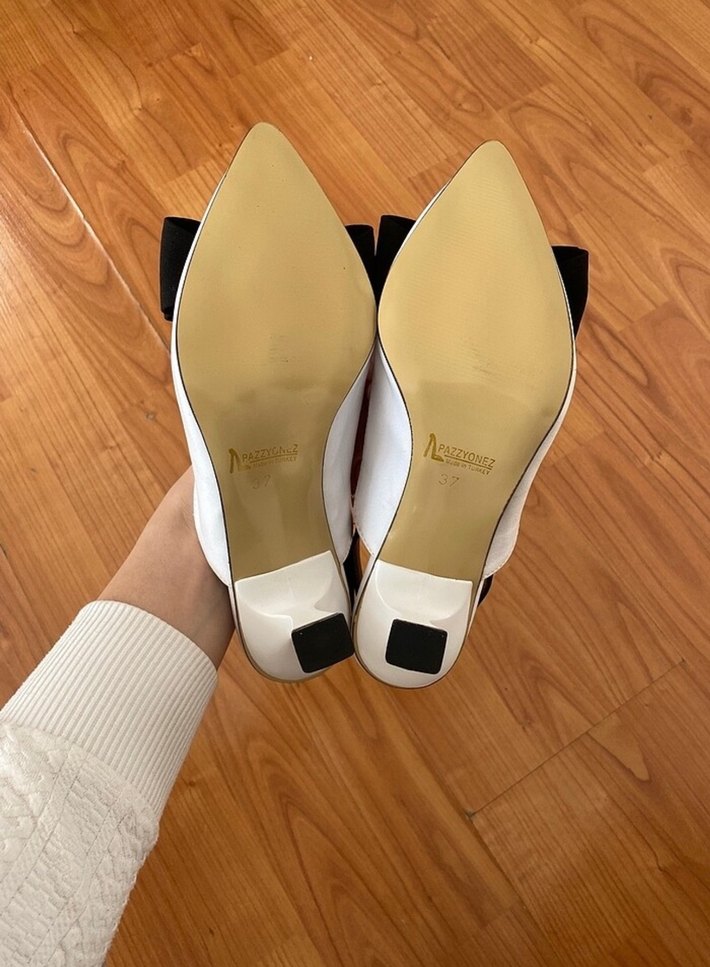 Nişan Ayakkabı  Fiyonklu Stiletto Topuklu Kadın Abiye - Görsel 2