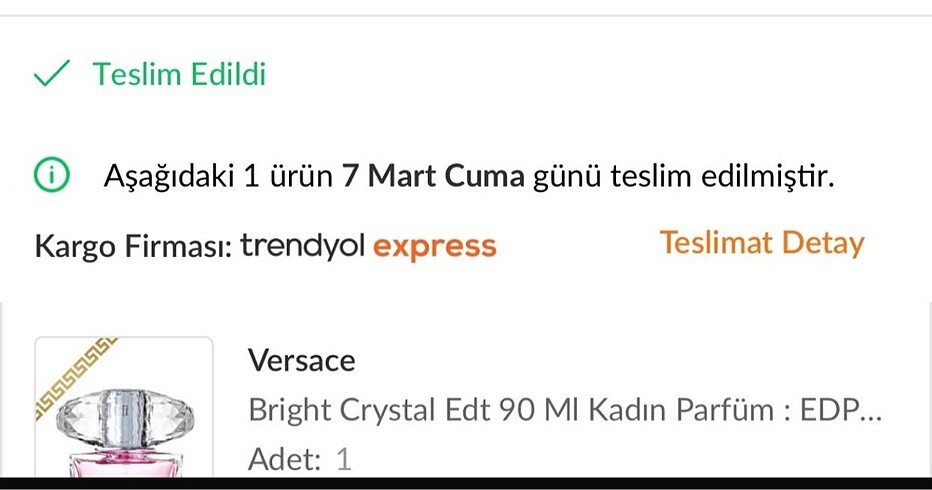  Beden Renk Versace bright crystal edt