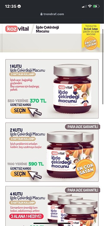 Diğer Koz vital iğdeçekirdeği macunu