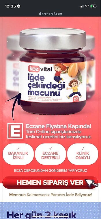 Beden Koz vital iğdeçekirdeği macunu