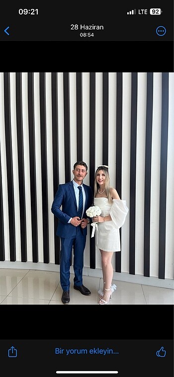 34 Beden beyaz Renk Oleg Casini Nikah Elbisesi