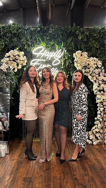 xs Beden çeşitli Renk Abiye Nişan elbisesi