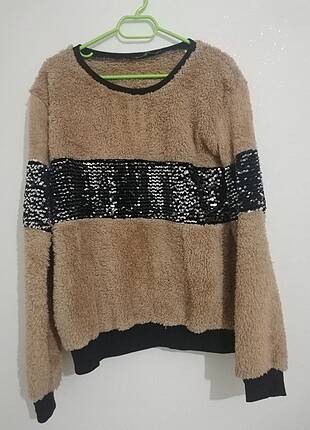 Peluş sweatshirt