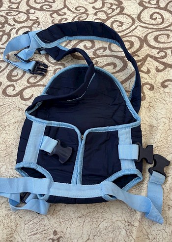 Mavi Tavşan Desenli Bebek Kanguru - Görsel 2