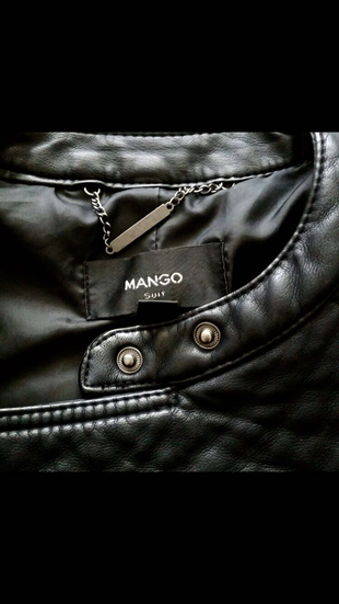 Mango Mango Deri Ceket