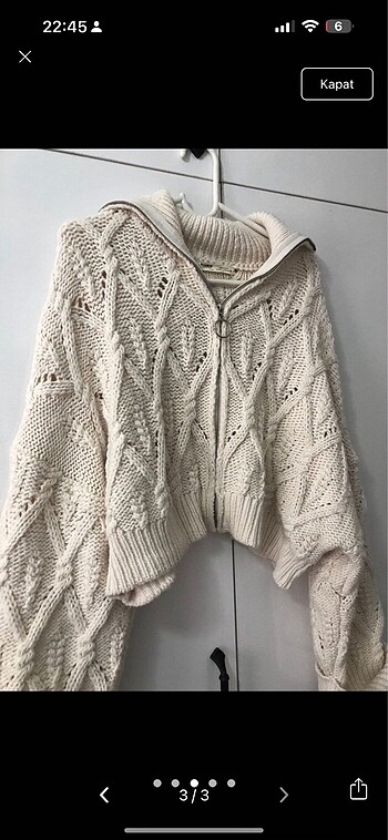 m Beden Pull and bear hırka