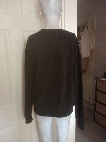 m Beden siyah Renk Gothic y2k Alien Çat sweatshirt