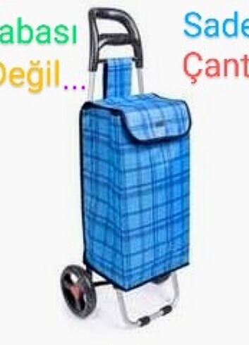 Pazar arabası yedek çanta