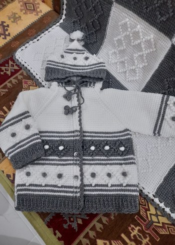 Zara Örgü Bebek Battaniye takımı