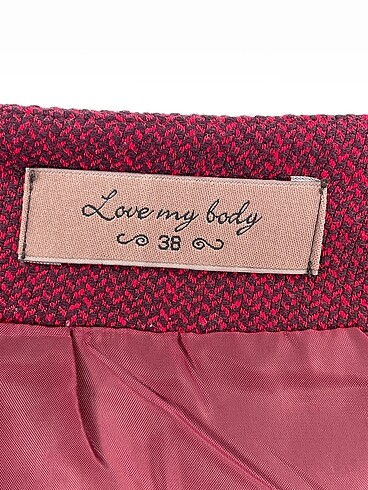 38 Beden kırmızı Renk Love My Body Mini Etek %70 İndirimli.