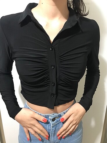 crop gömlek