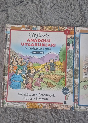 Çizgilerle Anadolu Uygarlıkları Seti 1-2