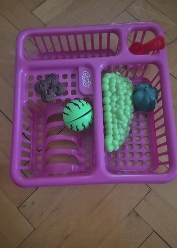 Renkli Mor Plastik Bulaşıklık - Görsel 2