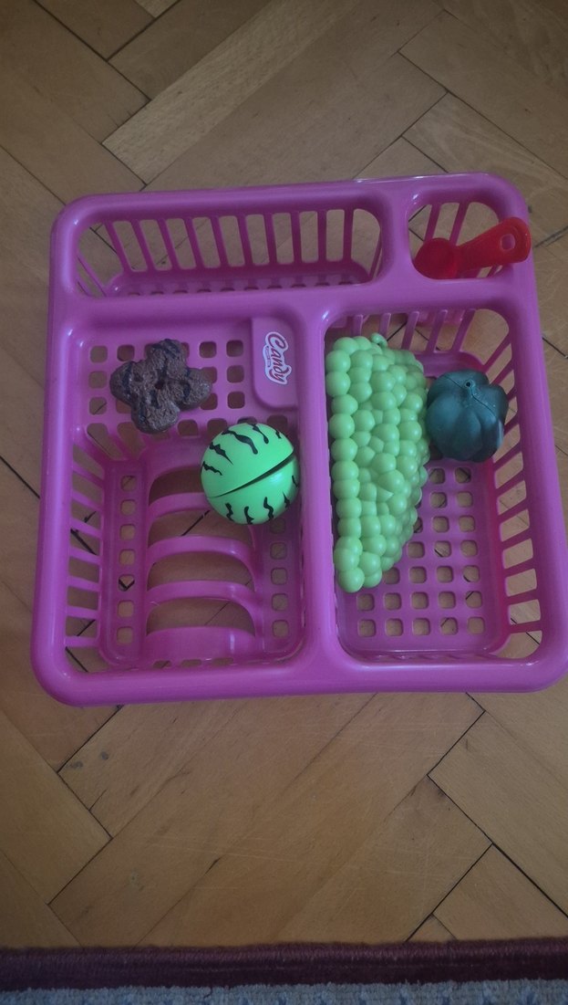 Renkli Mor Plastik Bulaşıklık - Görsel 2