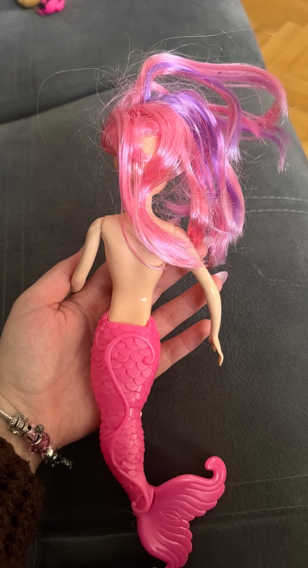 Pembe denizkızı barbie bebek - Görsel 4