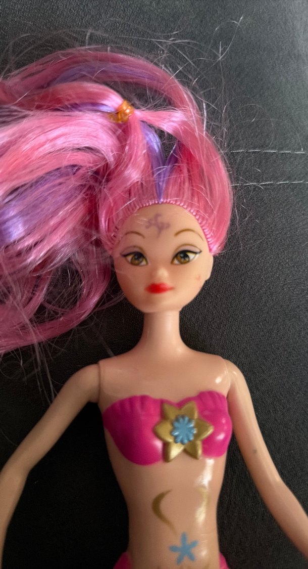 Pembe denizkızı barbie bebek - Görsel 2