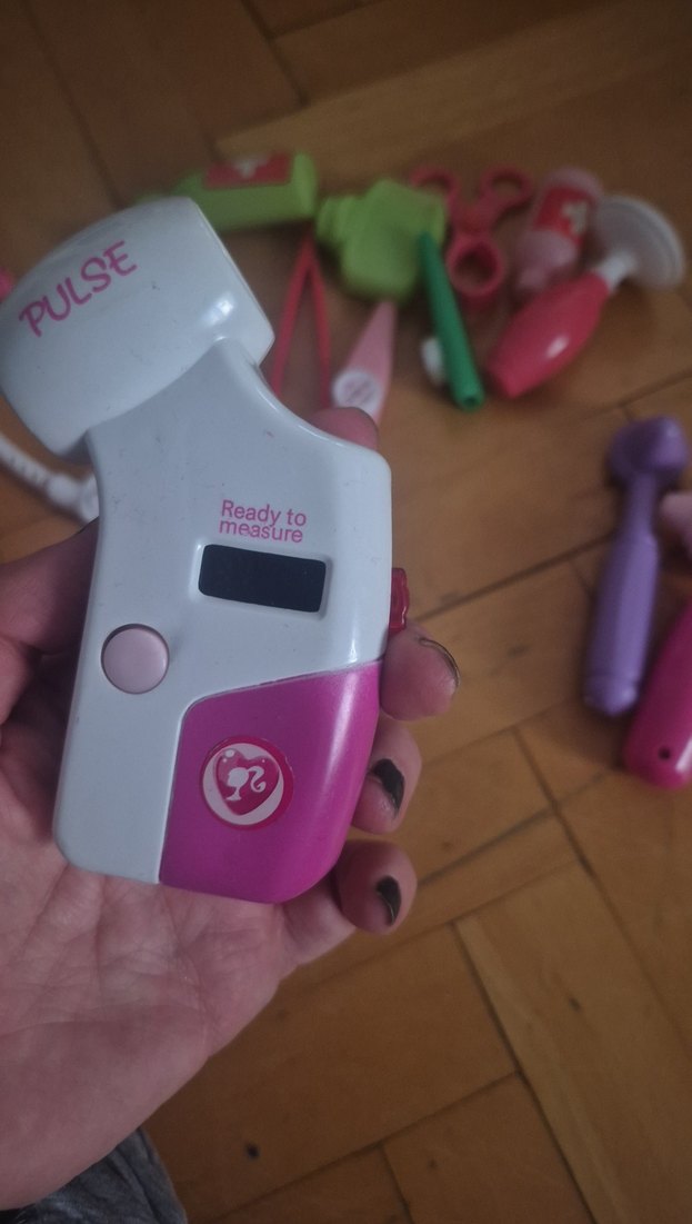 Pastel Pembe sağlık Seti Oyuncakları - Görsel 3