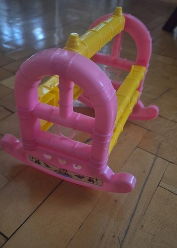 Renkli Pembe Bebek beşiği - Görsel 2