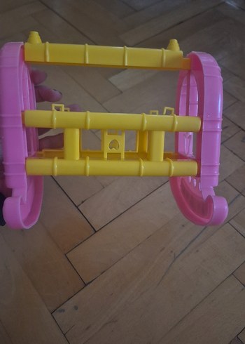 Renkli Pembe Bebek beşiği - Görsel 4