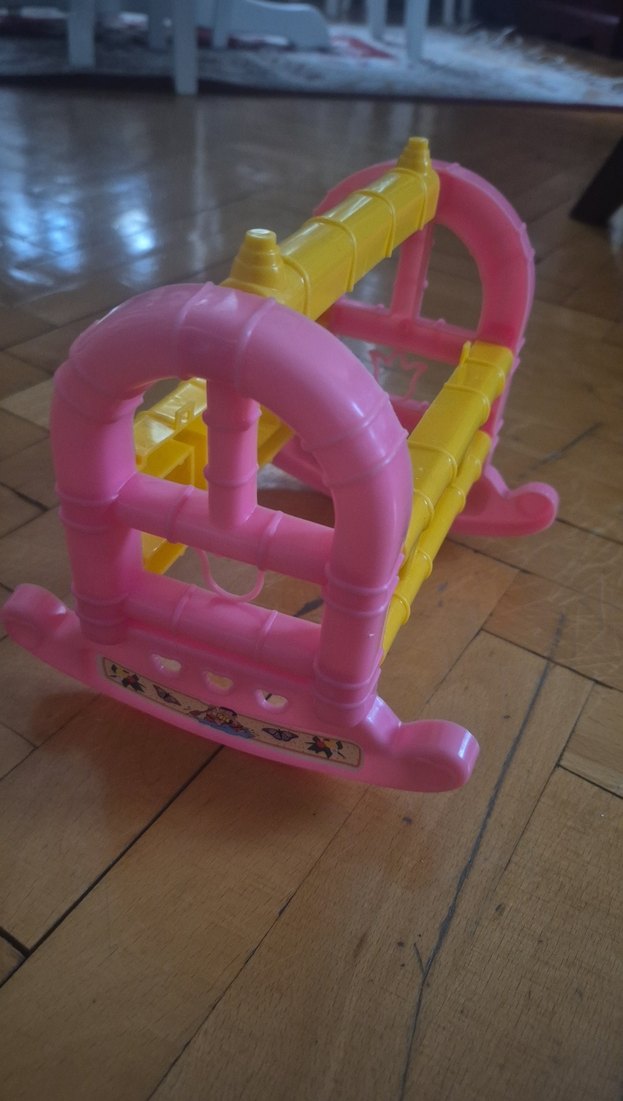 Renkli Pembe Bebek beşiği - Görsel 2