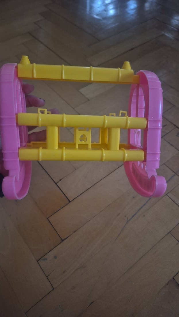 Renkli Pembe Bebek beşiği - Görsel 4