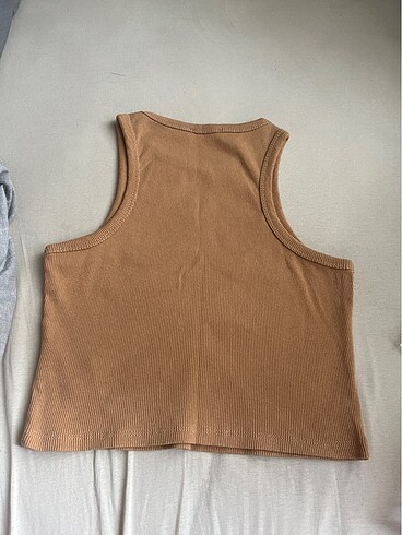 Trendyol & Milla Trendyol Kolsuz açık kahve crop