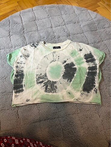 Batik desenli crop