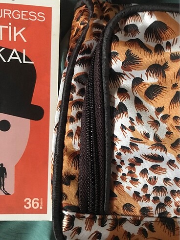 Beden camel Renk Makyaj çantası