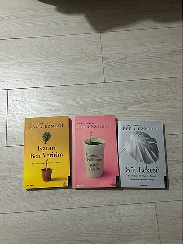 Esra ezmeci 3 lü set kitap