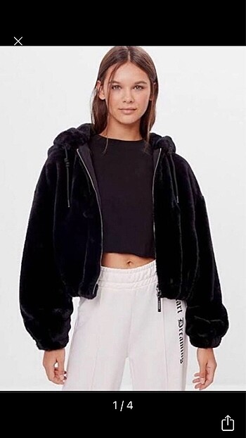 Bershka peluş mont