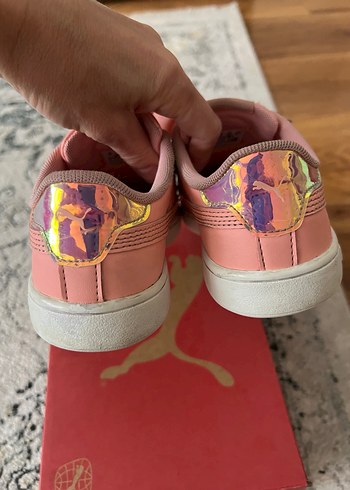 Puma Kız Çocuk Pembe Spor Ayakkabı - Görsel 4