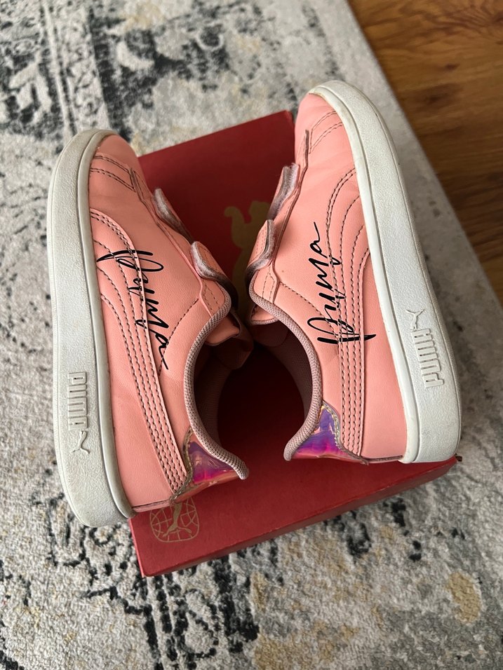 Puma Kız Çocuk Pembe Spor Ayakkabı - Görsel 5