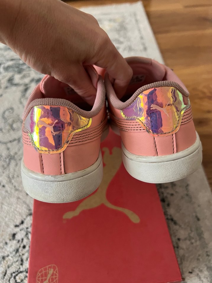 Puma Kız Çocuk Pembe Spor Ayakkabı - Görsel 4