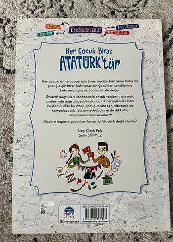 Her Çocuk Biraz Atatürk'tür - 1. Sınıf Etkinlik Kitabı - Görsel 9